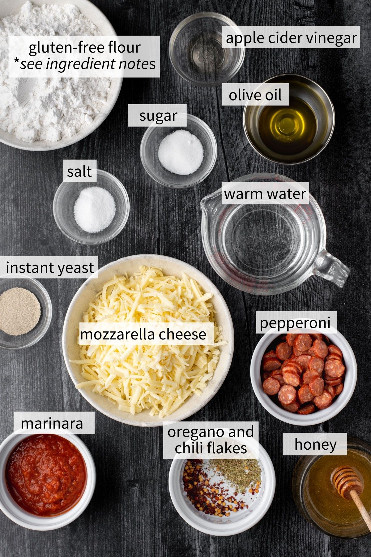 ingredients needed to make gluten free detroit style pizza
