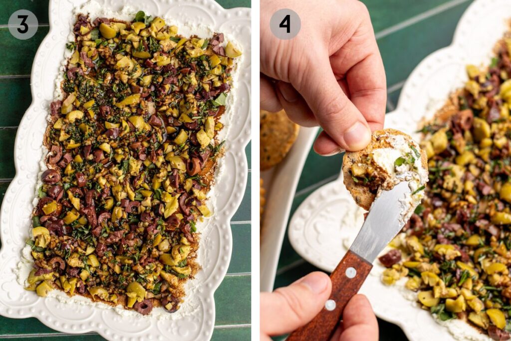 Marinated Goat Cheese Spread with Olives & Herbs Olivia's Kitchen