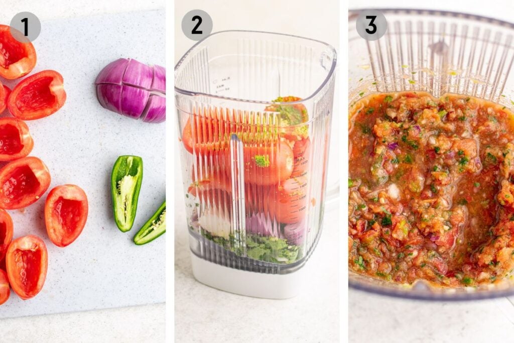 Blender Salsa with Fresh Tomatoes - Olivia's Kitchen