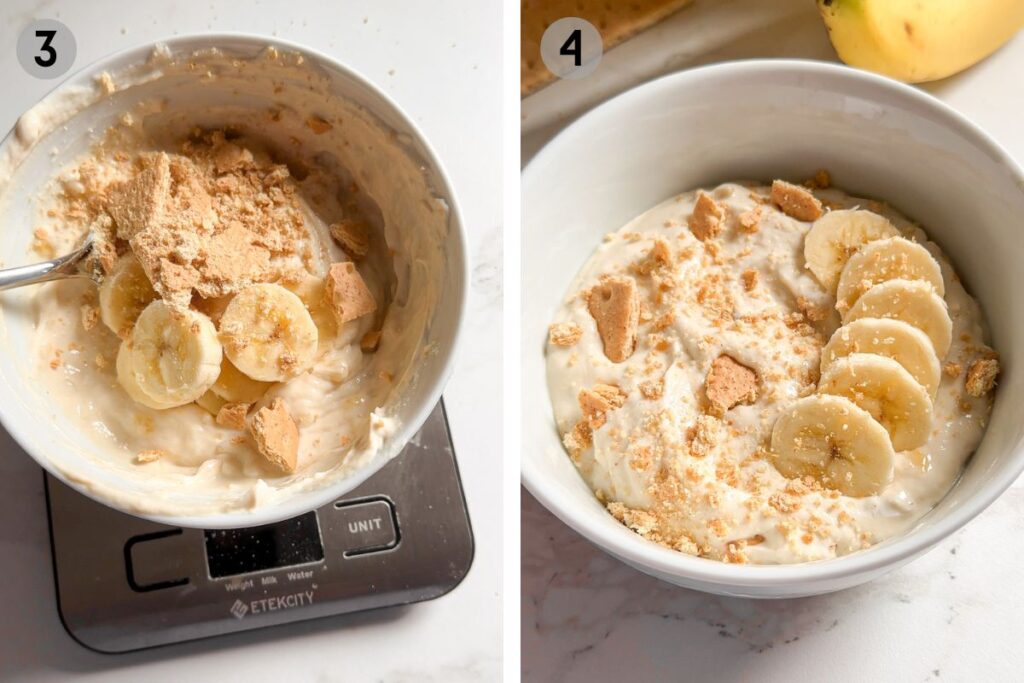 High Protein Banana Pudding Greek Yogurt Bowl Olivia's Kitchen