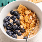 blueberry pie yogurt bowl.