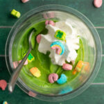 high protein shamrock shake ninja creami ice cream.