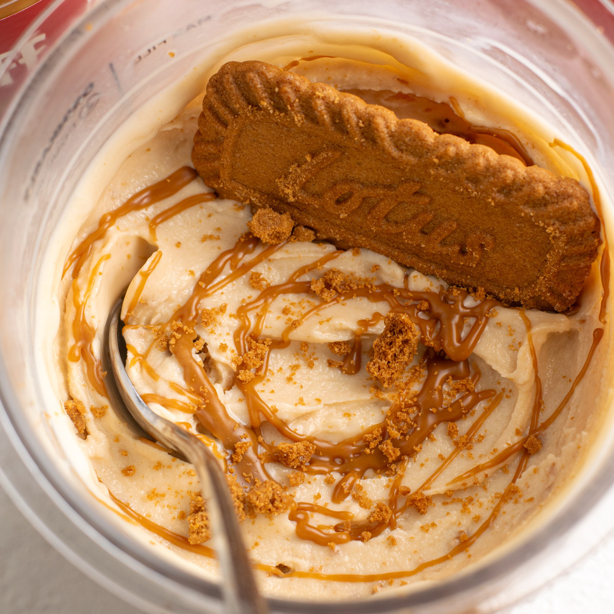 Biscoff Protein Ice Cream (Ninja Creami) - Olivia's Kitchen